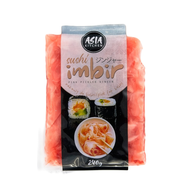 ASIA KITCHEN Imbir marynowany różowy 240g