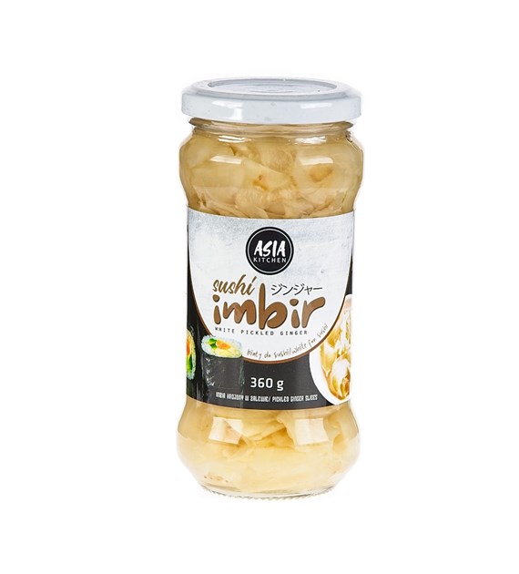 ASIA KITCHEN Imbir marynowany biały 360g