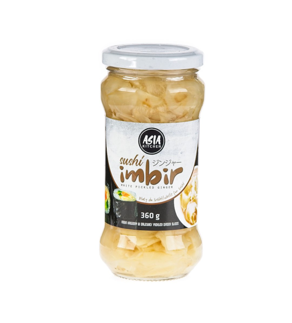 ASIA KITCHEN Imbir marynowany biały 360g