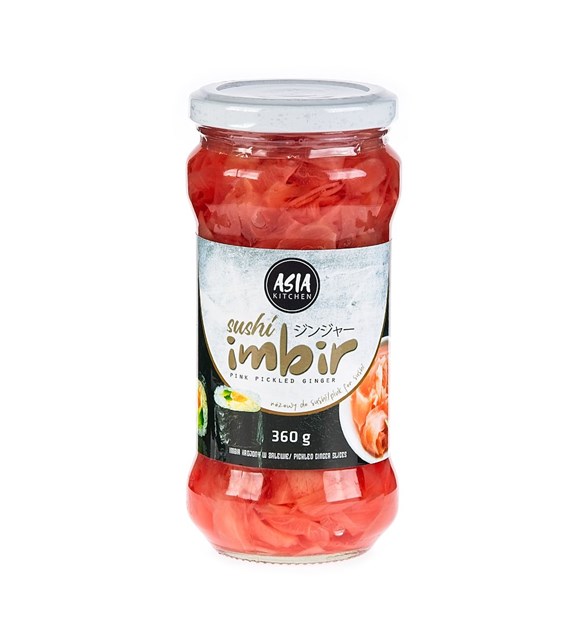 ASIA KITCHEN Imbir marynowany różowy 360g