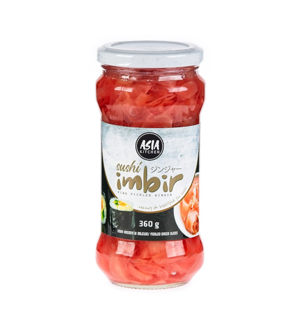 ASIA KITCHEN Imbir marynowany różowy 360g