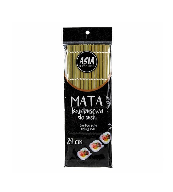 ASIA KITCHEN Mata bambusowa gruba 24 x 24cm