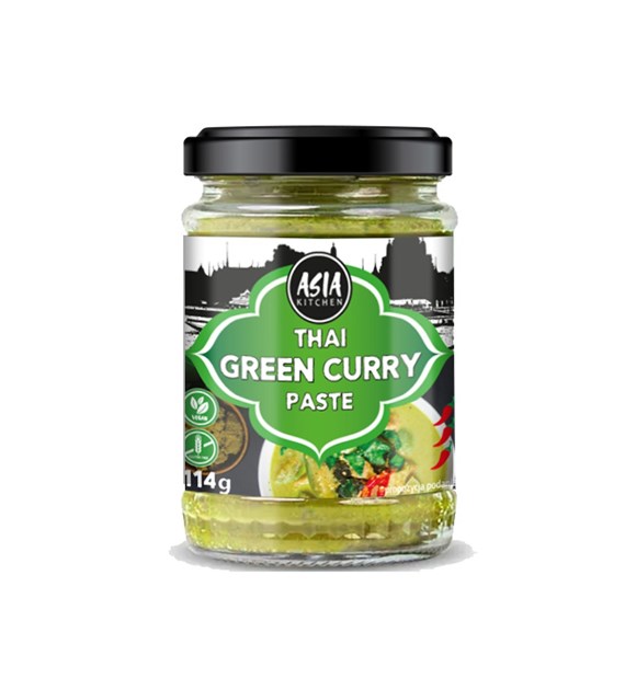 ASIA KITCHEN Pasta Curry zielona 114g