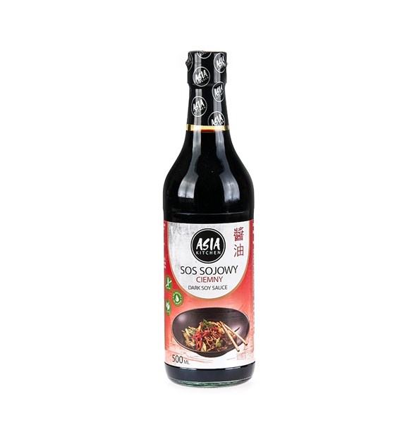 ASIA KITCHEN Sos sojowy ciemny 500ml bezglutenowy