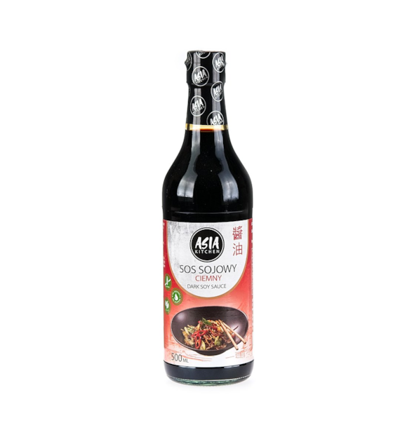 ASIA KITCHEN Sos sojowy ciemny 500ml bezglutenowy