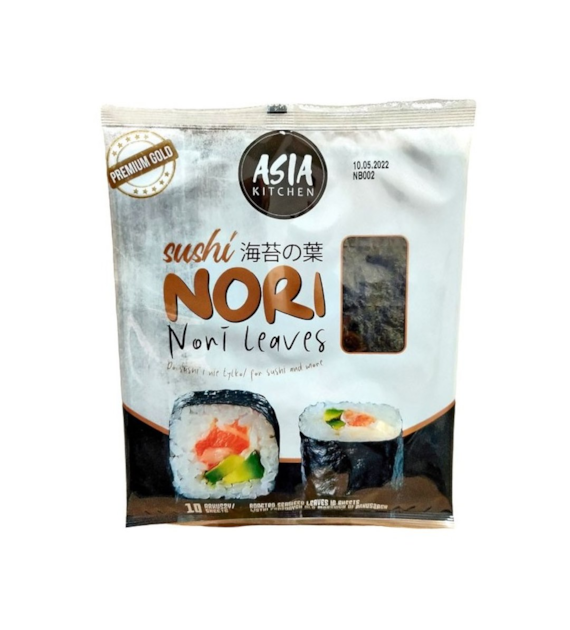 ASIA KITCHEN Wodorosty Nori Gold 10 arkuszy