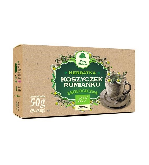 DARY NATURY Rumianek koszyczek 25x2g EKO