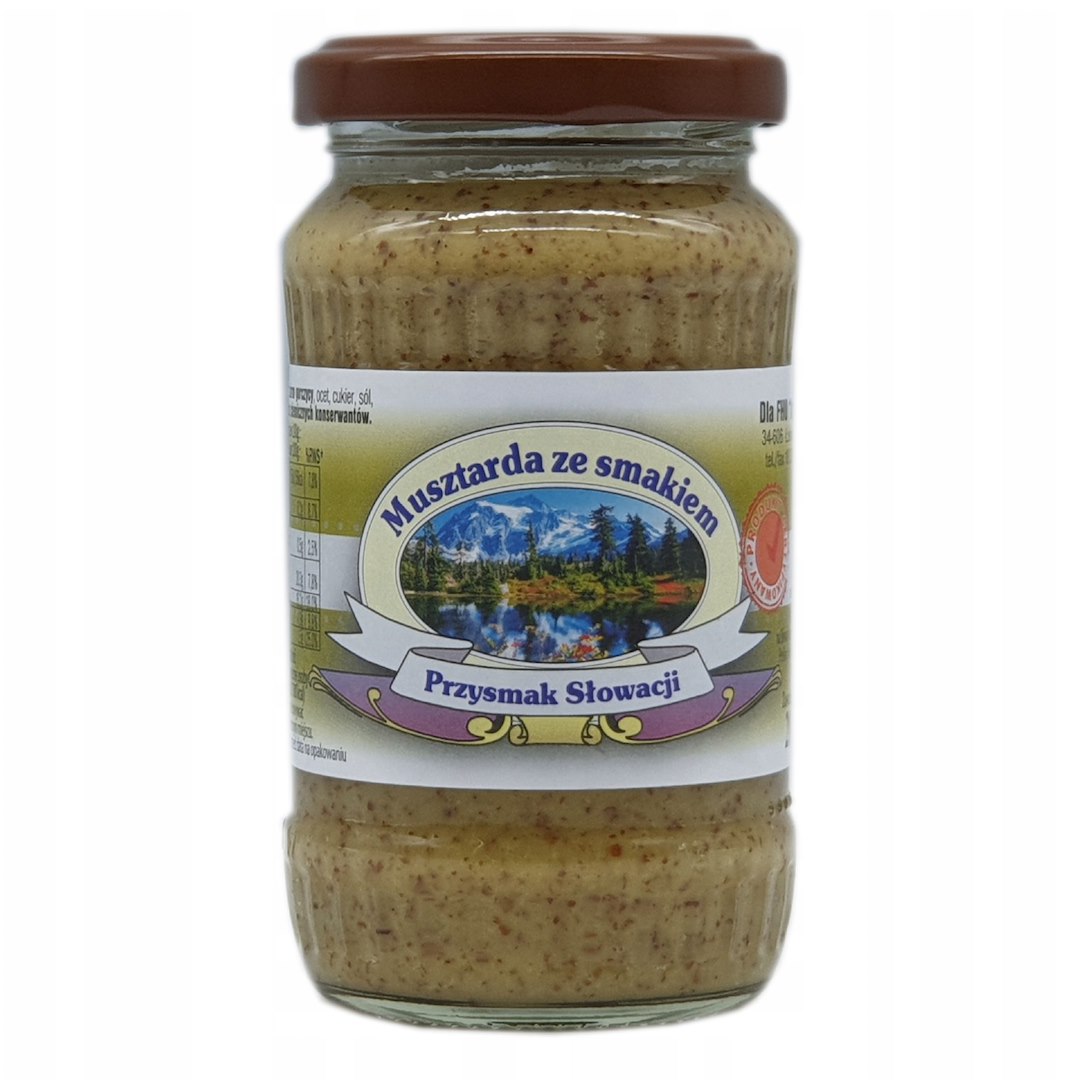 Przysmak Słowacji Musztarda 350g