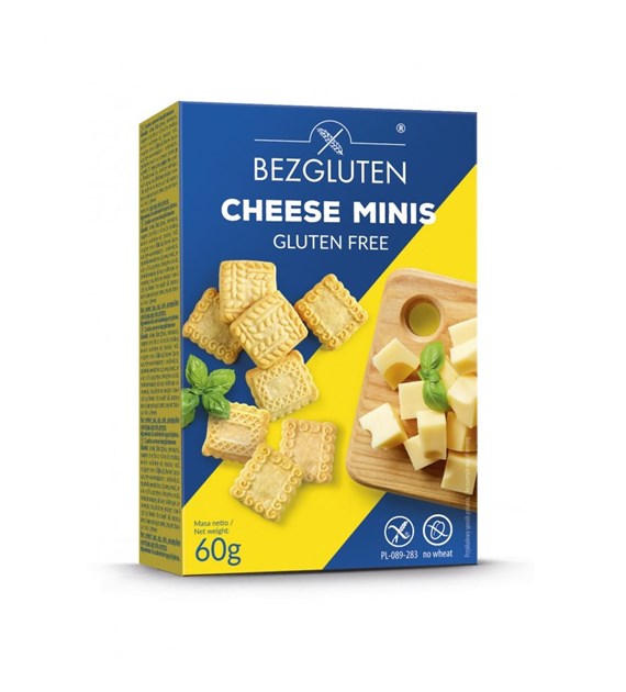BEZGLUTEN Cheese minis - ciastka serowe 60g