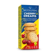 BEZGLUTEN Cherry dreams ciastka z wiśnią bezglutenowe bez dodatku cukrów 110g