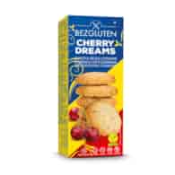 BEZGLUTEN Cherry dreams ciastka z wiśnią bezglutenowe b/c 110g