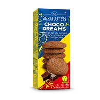 BEZGLUTEN Choco dreams ciastka czekoladowe bezglutenowe bez dodatku cukrów 110g