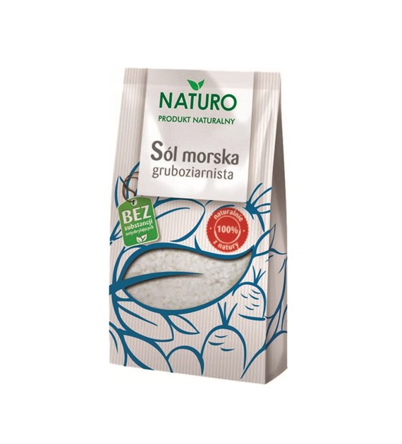 NATURO Sól morska gruboziarnista 500g