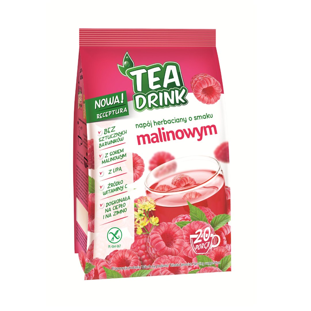CELIKO TEA DRINK Napój herbaciany malinowy 300g
