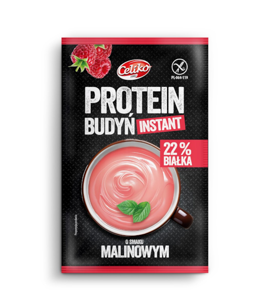CELIKO Budyń proteinowy o smaku malinowym 40g