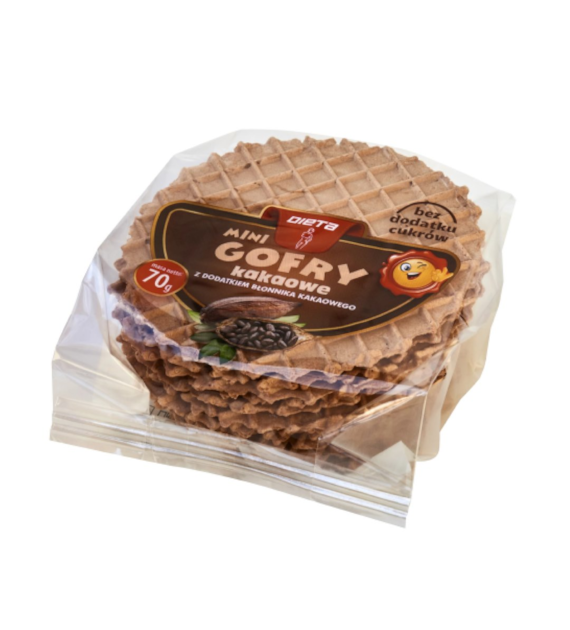 DIETA Gofry kakaowe Mini  b/c 50g