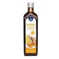 OLEOFARM Imbir z kurkumą i cytryną sok 490 ml