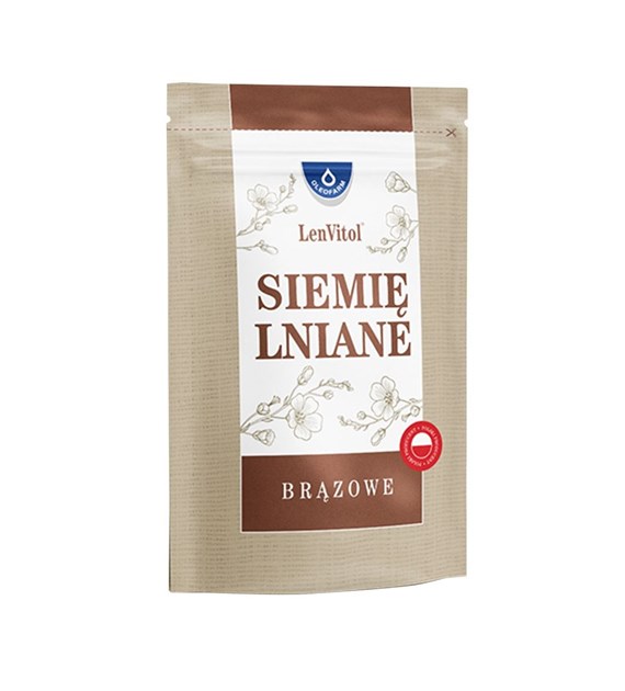 OLEOFARM Siemię lniane brązowe 450 g (NSSE)