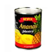 M&K Ananas plastry w syropie 565g