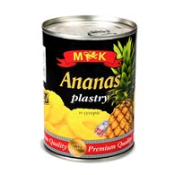 M&K Ananas plastry w syropie otwieracz premium 565g