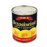 M&K Brzoskwinie połówki w syropie 820g