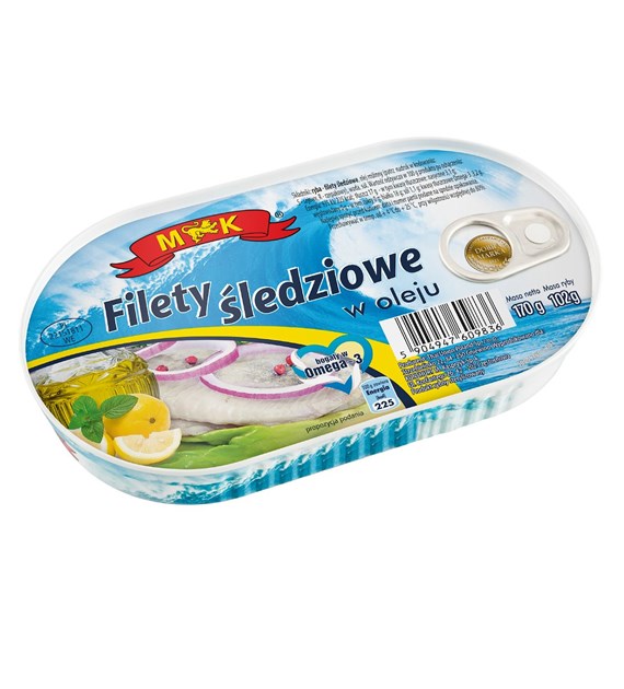 M&K Filety śledziowe w oleju 170g