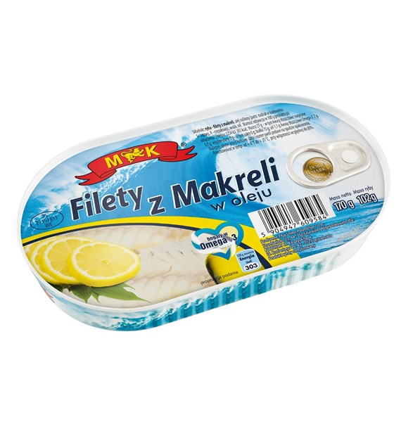 M&K Filety z makreli w oleju 170g