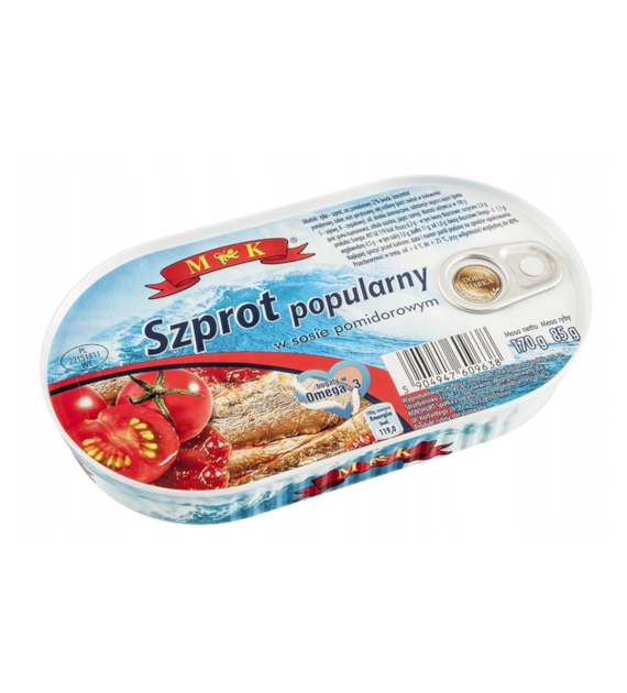 M&K Szprot popularny w sosie pomidorowym 170g