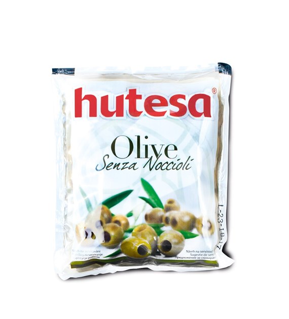 HUTESA Oliwki w woreczku zielone bez pestek 180g