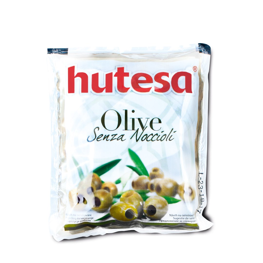 HUTESA Oliwki w woreczku zielone bez pestek 180g
