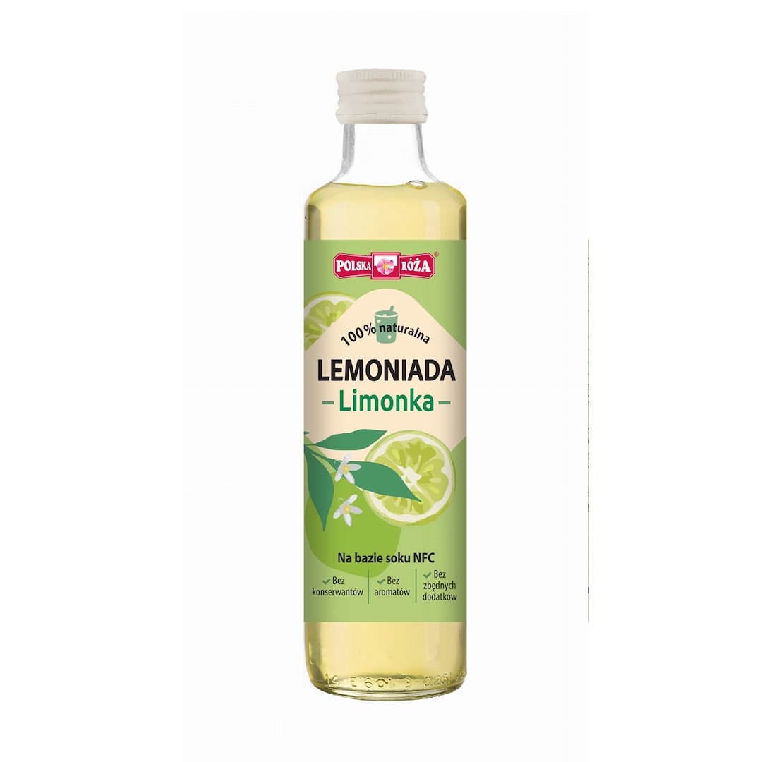 POLSKA RÓŻA Lemoniada limonka 250ml