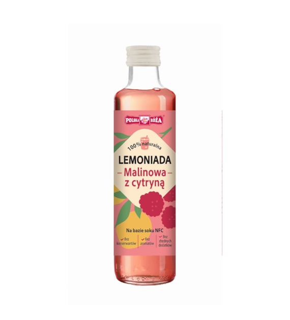 POLSKA RÓŻA Lemoniada malinowa z cytryną 250ml