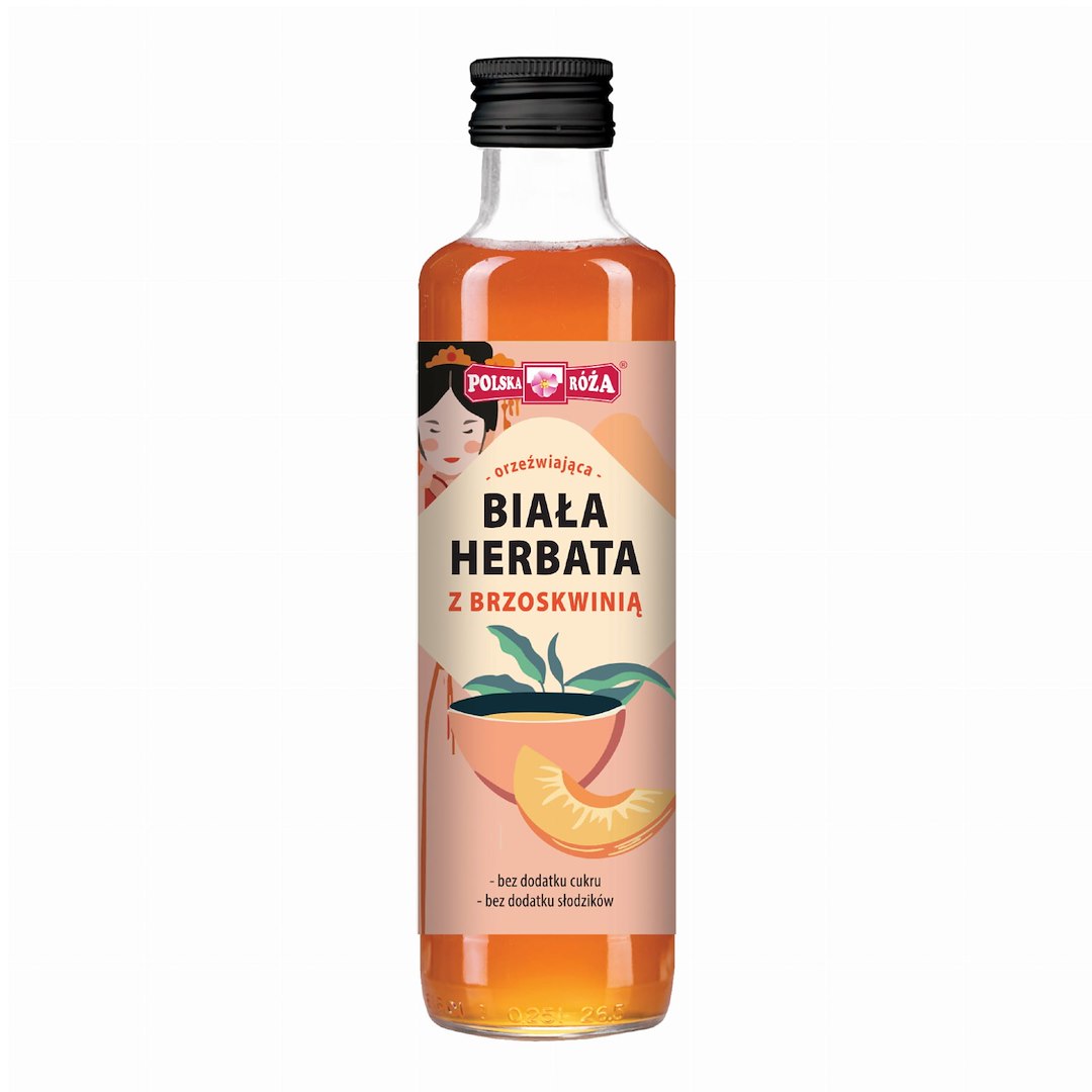 POLSKA RÓŻA Herbata Biała herbata z brzoskwinią 250ml
