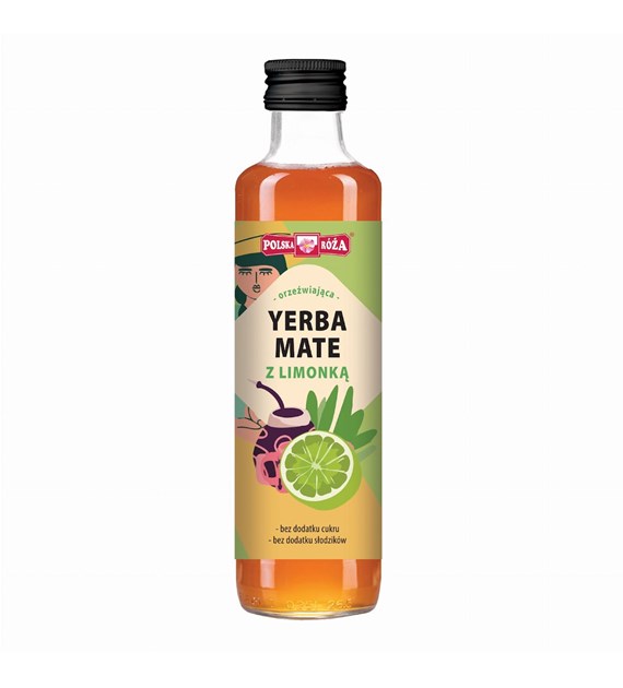 POLSKA RÓŻA Herbata Yerba mate z limonką 250ml