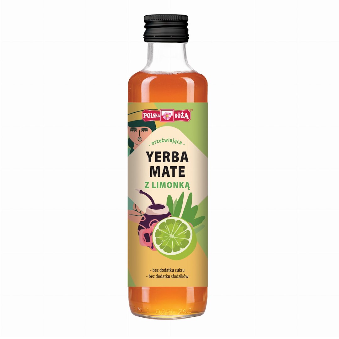 POLSKA RÓŻA Herbata Yerba mate z limonką 250ml