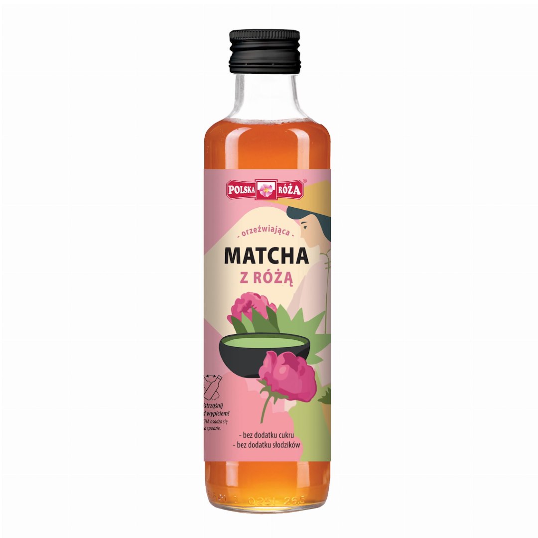POLSKA RÓŻA Herbata Matcha różana 250ml