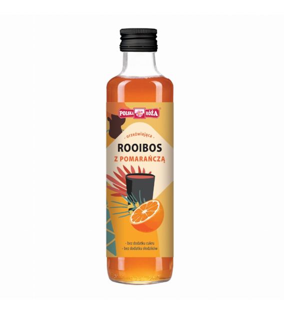 POLSKA RÓŻA Herbata Rooibos z pomarańczą 250ml