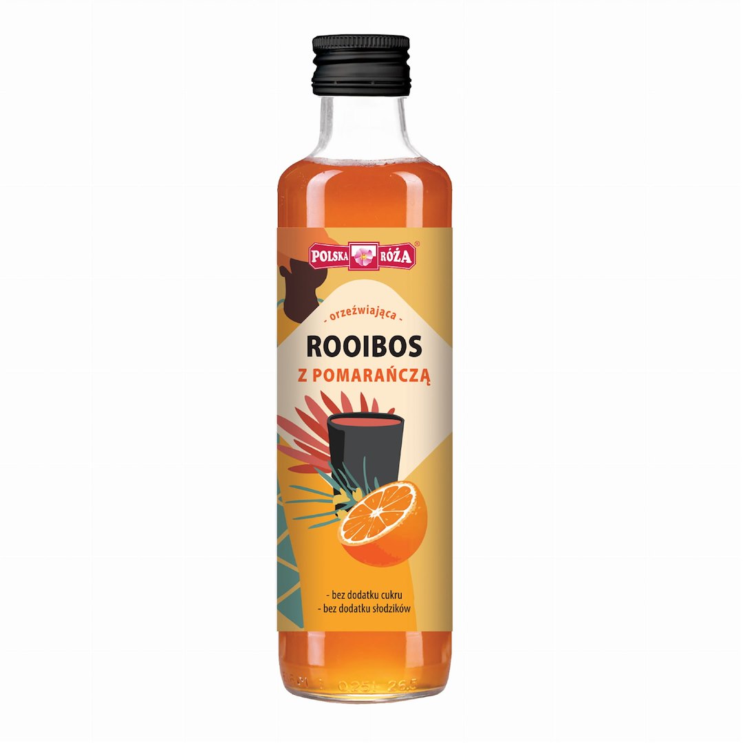 POLSKA RÓŻA Herbata Rooibos z pomarańczą 250ml