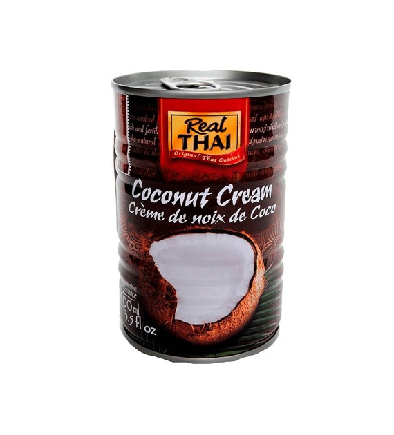 REAL THAI Kokosowa śmietanka 95%, tł.21%, puszka 400ml