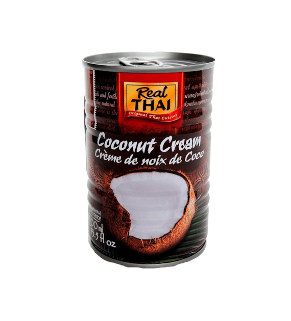 REAL THAI Kokosowa śmietanka 95%, tł.21%, puszka 400ml