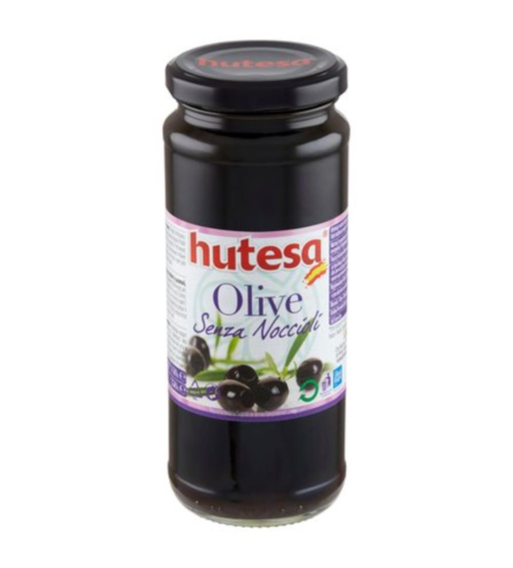 HUTESA Oliwki czarne bez pestek w zalewie 350g
