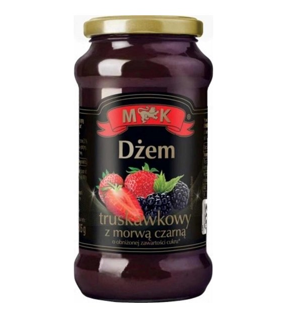 M&K Dżem truskawkowy z czarną morwą 315g
