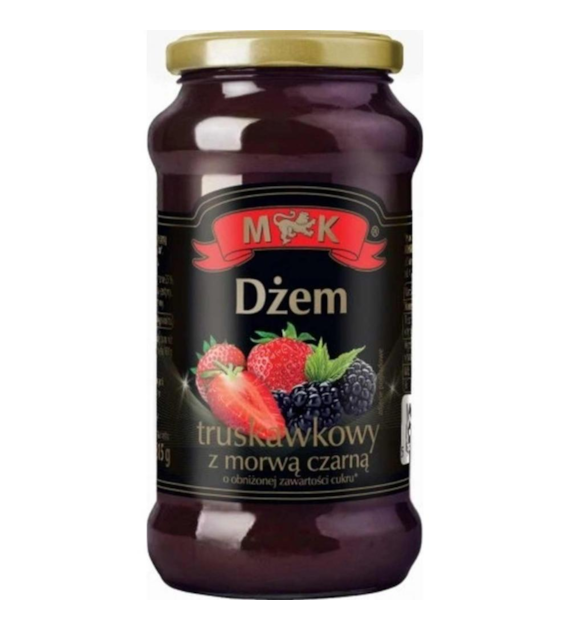 M&K Dżem truskawkowy z czarną morwą 315g