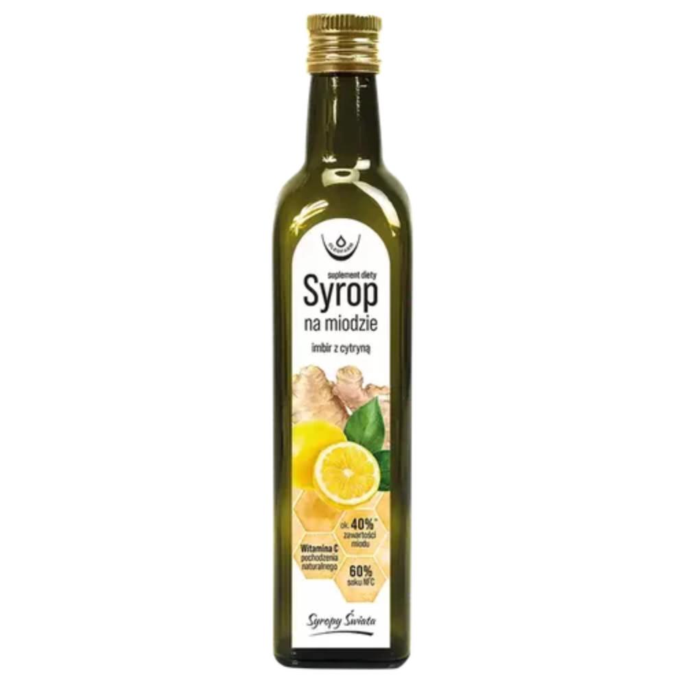 OLEOFARM Syrop na miodzie Imbir z cytryną 250 ml