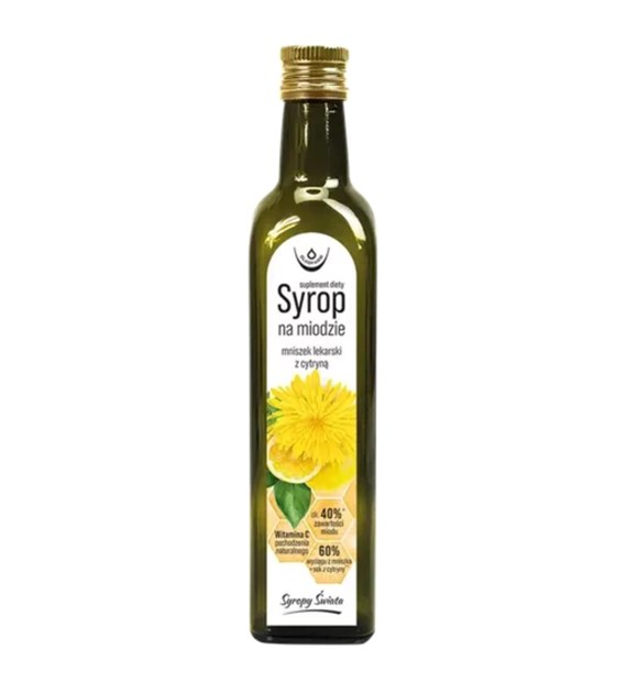 OLEOFARM Syrop na miodzie Mniszek lekarski z cytryną 250 ml
