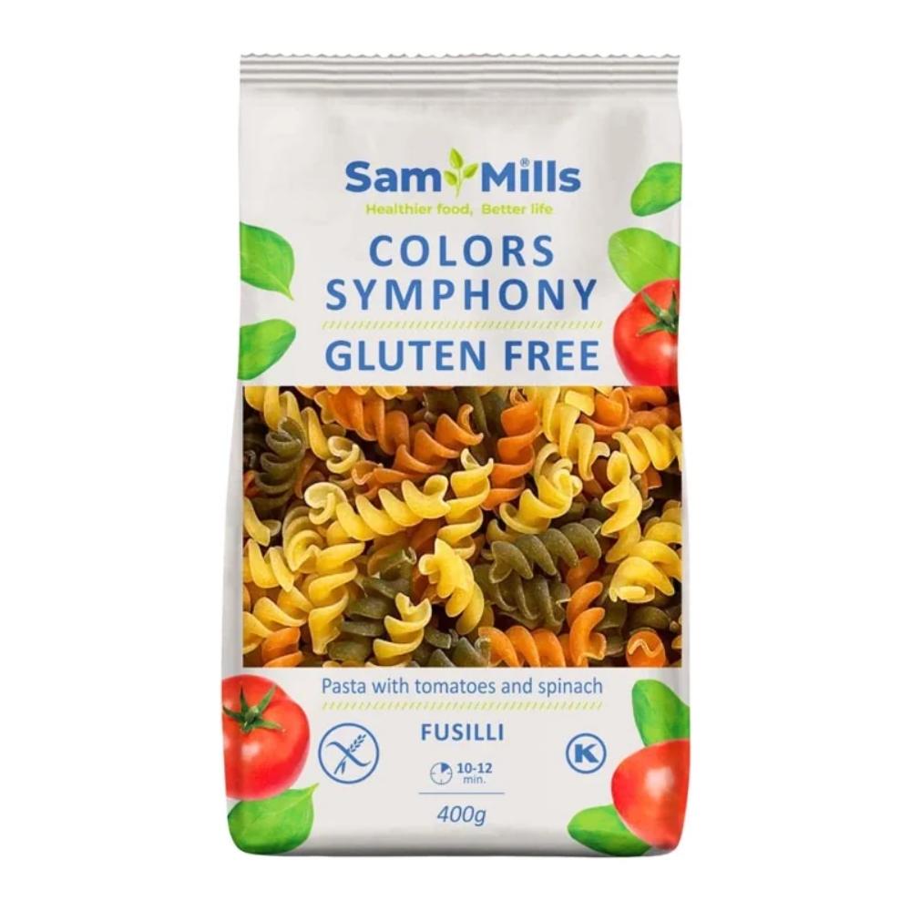 SAM MILLS Makaron bezglutenowy 3-kolorowy Świderek 400g