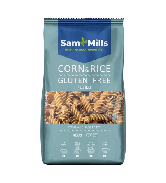 SAM MILLS Makaron bezglutenowy kukurydziano-ryżowy Świderek 400g