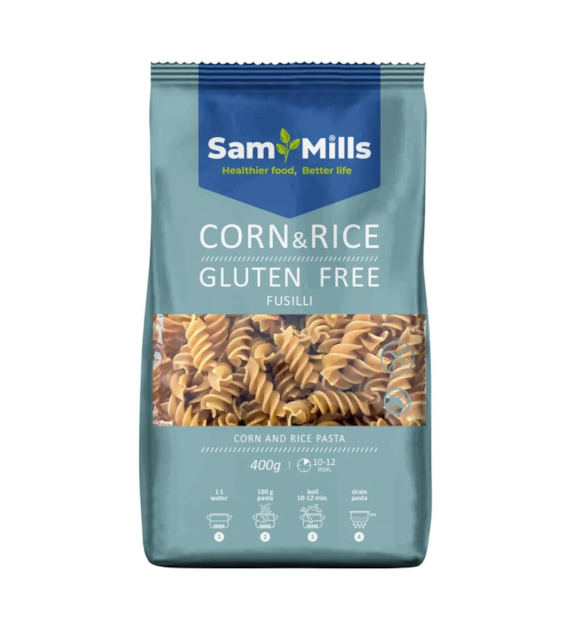 SAM MILLS Makaron bezglutenowy kukurydziano-ryżowy Świderek 400g