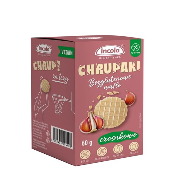 INCOLA Wafle z suszonym czosnkiem 60g
