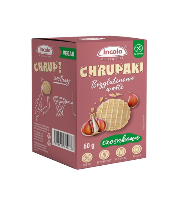 INCOLA Wafle z suszonym czosnkiem 60g